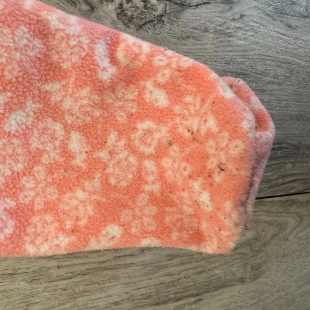 Little Sister Pink Floral Baby Footed sleeper by Carter’s